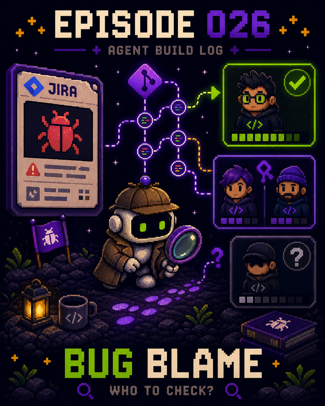Agent Build Log Episode 026: Bug Blame traces Jira bugs through code, commits, and developers