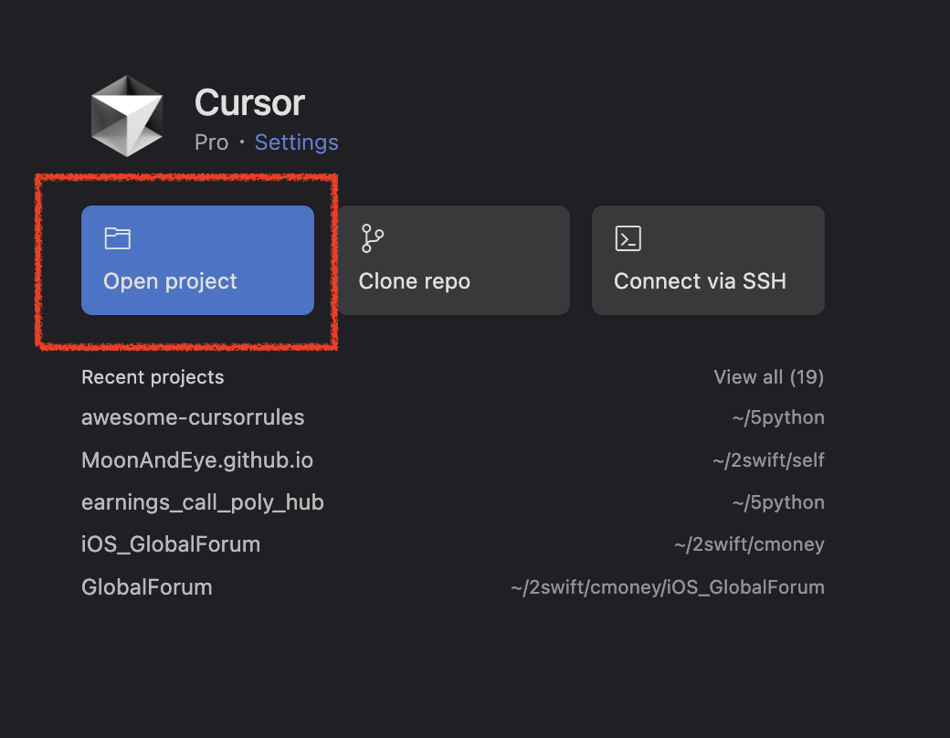 choose folder by folder